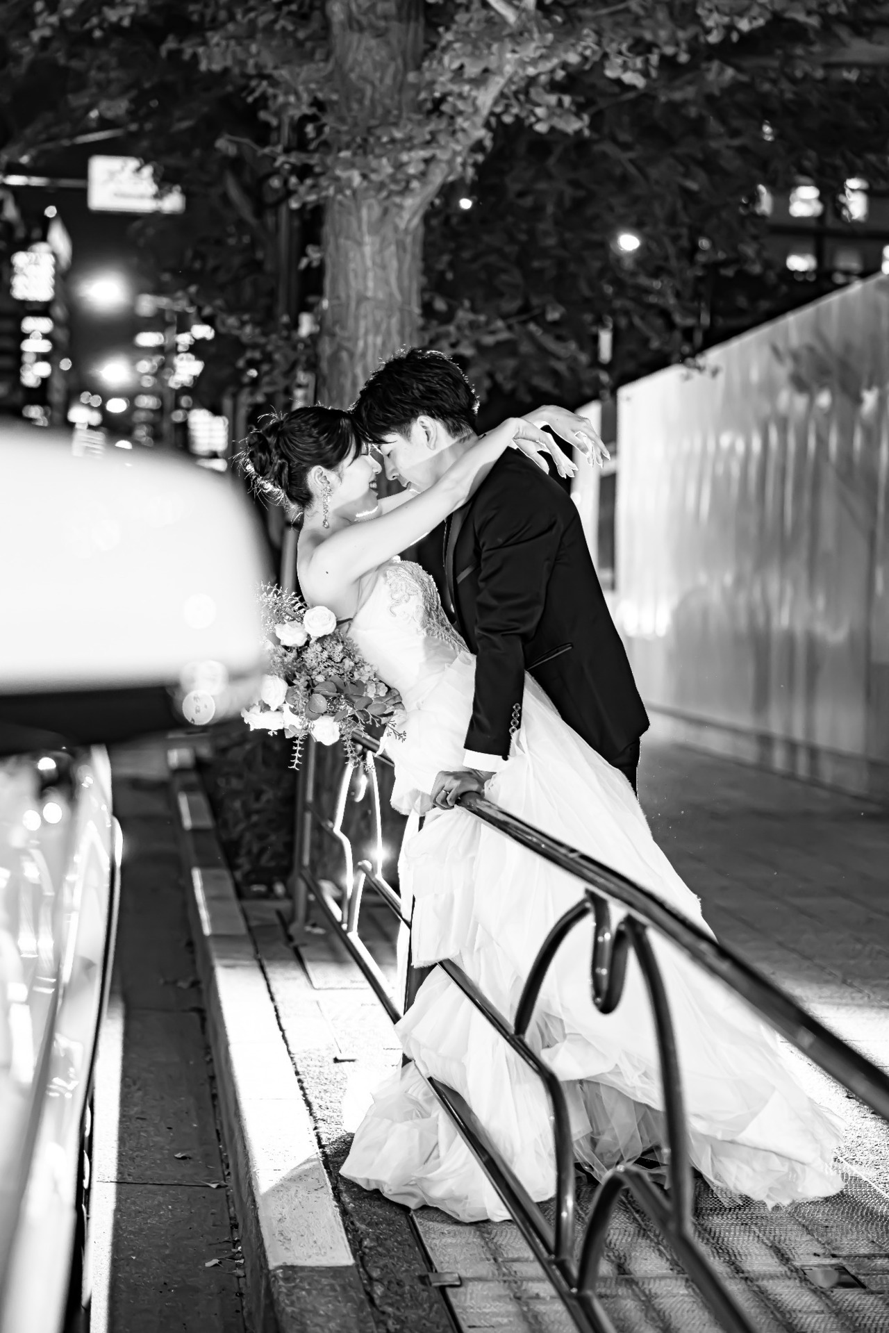 丸の内仲通りでの前撮り写真