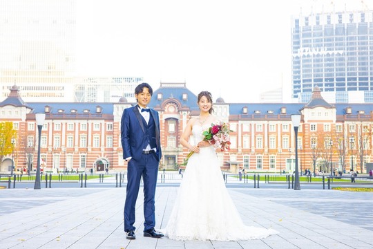 東京駅丸の内で結婚式前撮りならcrystal Wedding